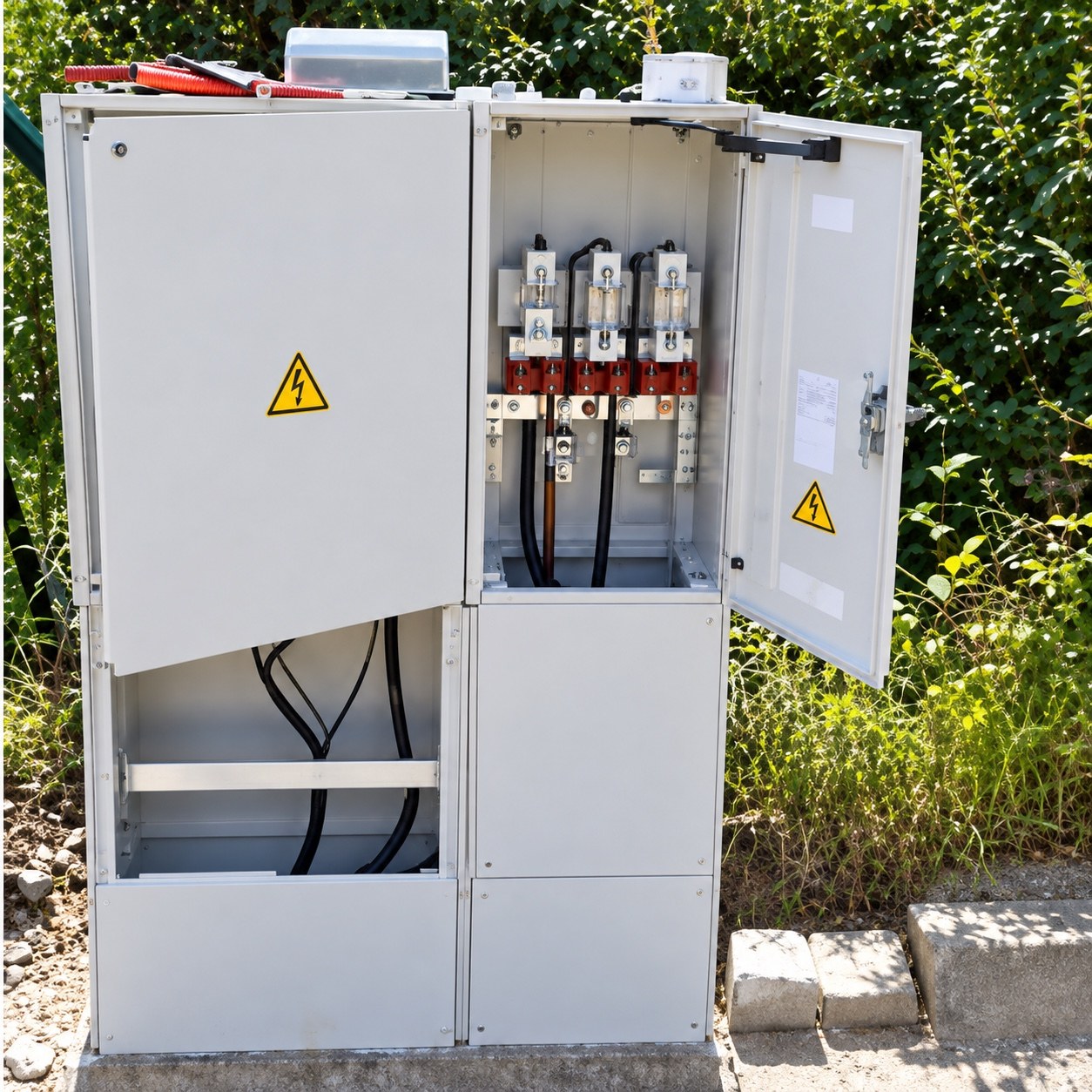 Otevřený venkovní elektro rozvaděč